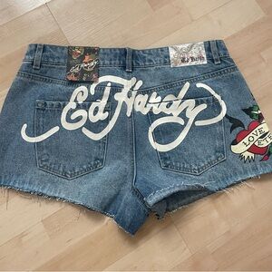 Ed Hardy Denim Jean Shorts